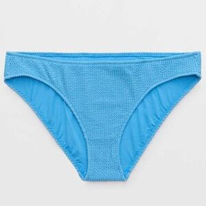 NWT Aerie Shimmery Crinkle Full Coverage Bikini Bottom S